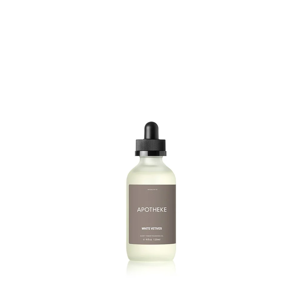 White Vetiver Scent Tower Diffuser Fragrance Oil, 120 ml