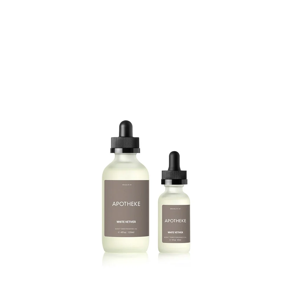 White Vetiver Scent Tower Diffuser Fragrance Oil, 120 ml