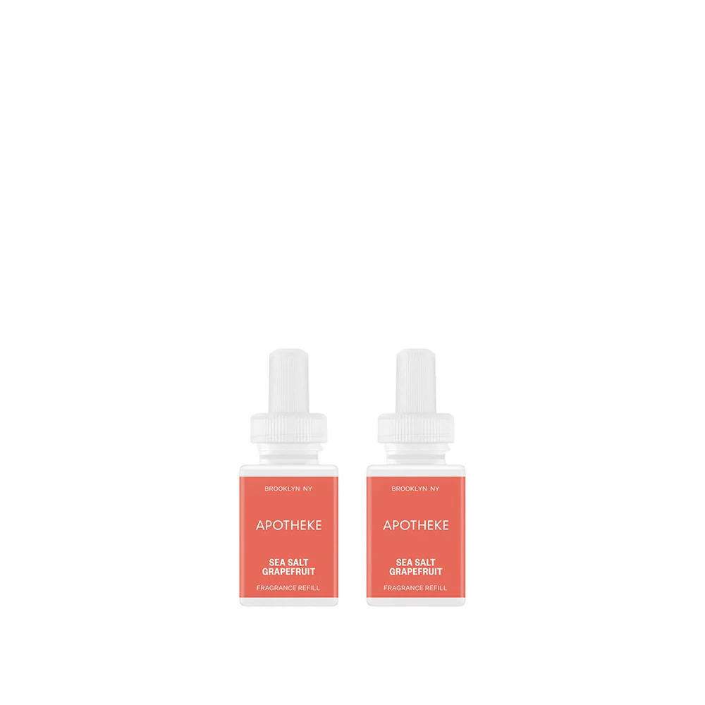 Sea Salt Grapefruit Pura Smart Scent Fragrance Refill, Set of 2