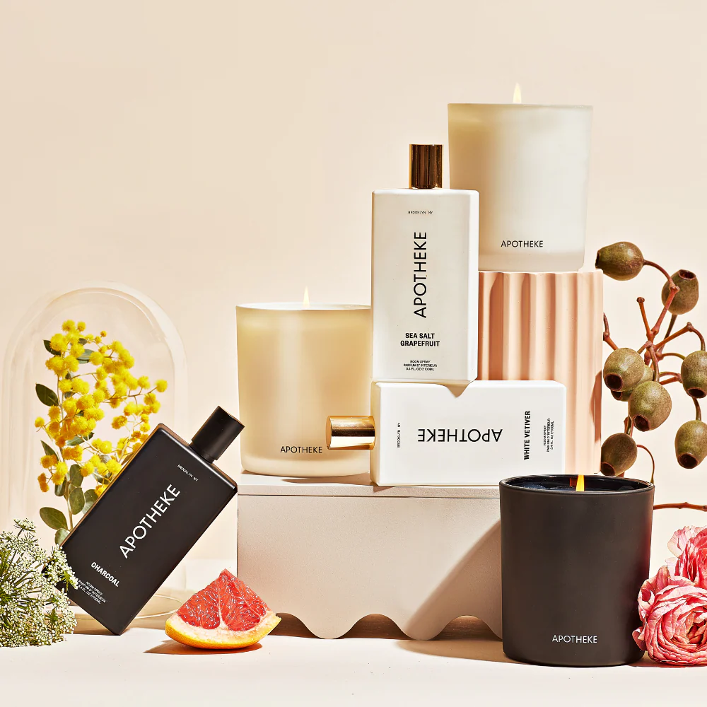 Charcoal Room Spray and Classic Candle Duo