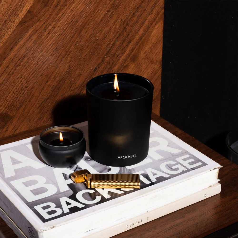 Charcoal Mini Candle Tin