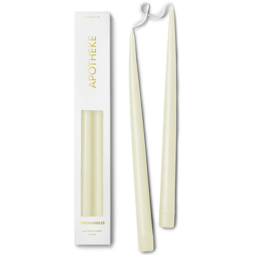 Hand Dipped Candles - Ivory
