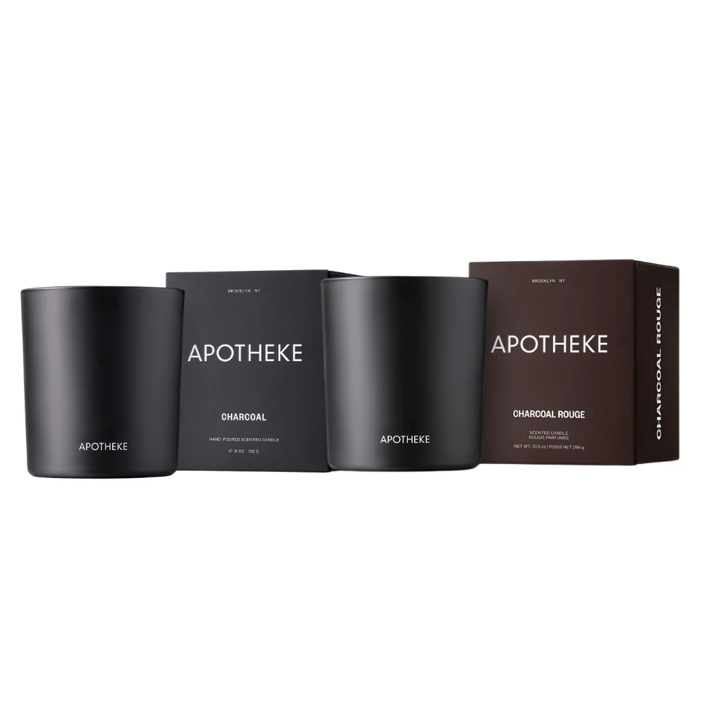 The Charcoal Fragrance Collection Candle Duo
